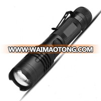 1000 lumens USB rechargeable zoomable 10W XM-L2 U2  led torch flashlight power bank flashlight with magnet