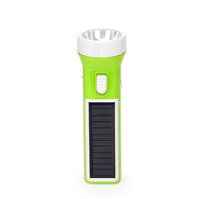 wholesale durable led torch light with solar and battery powered which made from Jieyang China