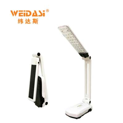 jieyang indoor folding rotating head solar powered reading lamp with high quality